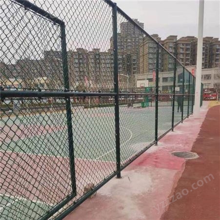 公园活动场地围栏网 4米高菱形编制网孔拼接组装篮球场外围防护栏