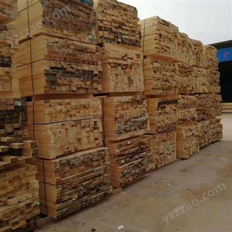 木方加工厂 呈果木业 长期供应3x8建筑方木