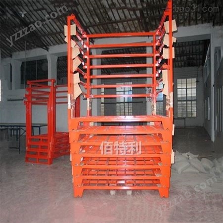 惠州组合式布料笼堆垛架 金属钢制巧固架 仓储折叠物料架