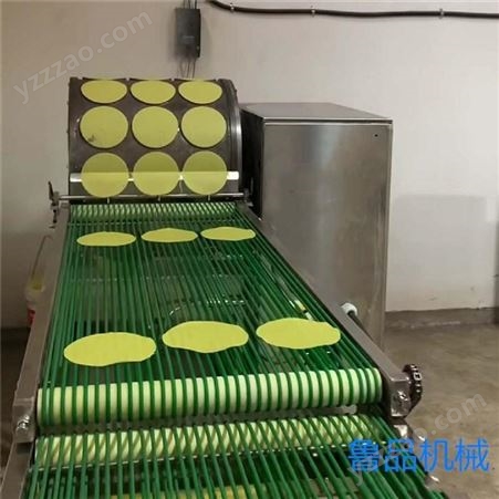 鲁品不锈钢春卷皮机北京烤鸭饼机榴莲千层蛋皮设备