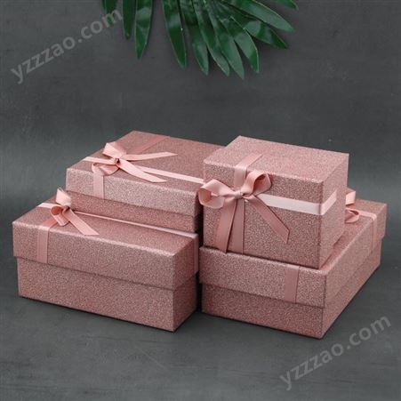 现货ins蝴蝶结网红礼品盒 母亲节 圣诞礼物包装盒 礼品包装