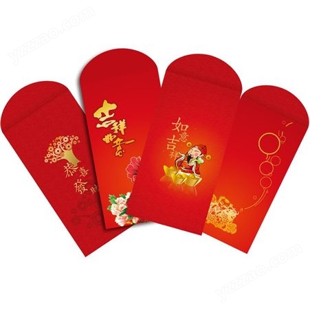 新年红包定制春节结婚烫金利是封定做广告礼品红包袋批发彩印LOGO