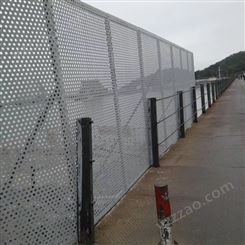 琼海白色冲孔板围挡 珠海工地施工防护网 绿色冲孔护栏现货