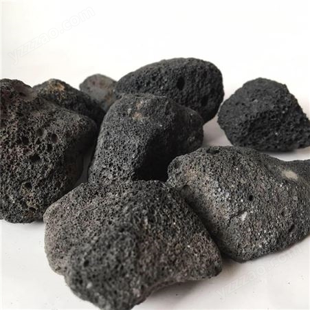 弈腾火山石厂家供应红色火山岩 火山石滤料 火山岩填料