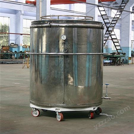 TDZ-500广口液氮容器厂家-液氮保温桶_成都华能l公司报价