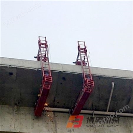 桥梁旧PVC排水管更换 落水管安装专用吊篮 博奥SJL42 可配防坠器