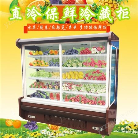 不锈钢串串冰箱冰柜|北京商用风幕柜|定制风幕柜厂家