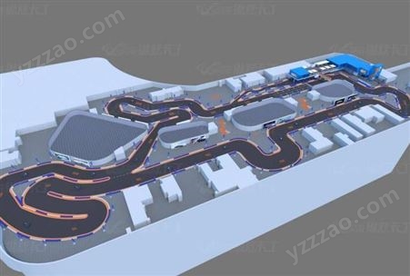 卡丁车赛道设计_主题场馆设计赛道规划