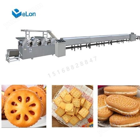 辊切饼干生产100kg饼干加工机械 饼干烘干机