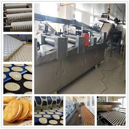 饼干生产线_天然气烤炉饼干生产机械