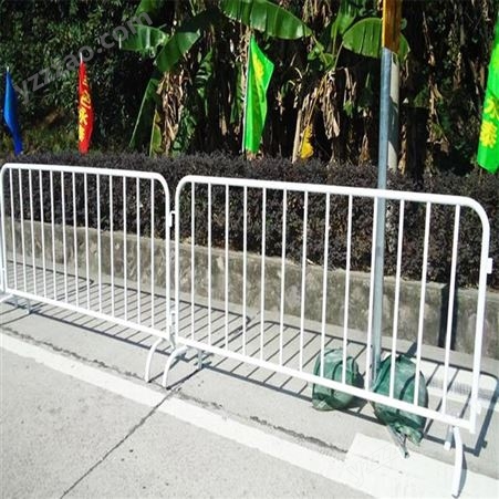 世腾不锈钢铁马护栏 交通移动隔离广场地铁排队304活动围栏杆加厚布套定做