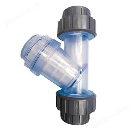 锦江诚  PVC过滤器UPVC Y型塑料化工给水管道杂质杂物过滤网芯 DN15-DN100