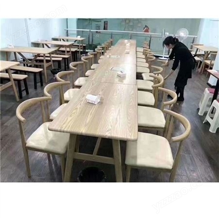 天津四连体快餐桌椅 学生一人连体餐桌椅