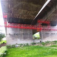 18M桥梁检修平台 博奥桁架式检测车 桥底维修施工吊篮