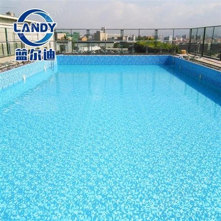 泳池胶膜定制 泳池专用防水装饰胶膜系列 砖砌泳池用胶膜 蓝尔迪