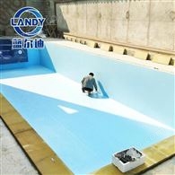 膠膜游泳池廠家 泳池專用防水pvc膠膜 施工基礎指導 藍爾迪