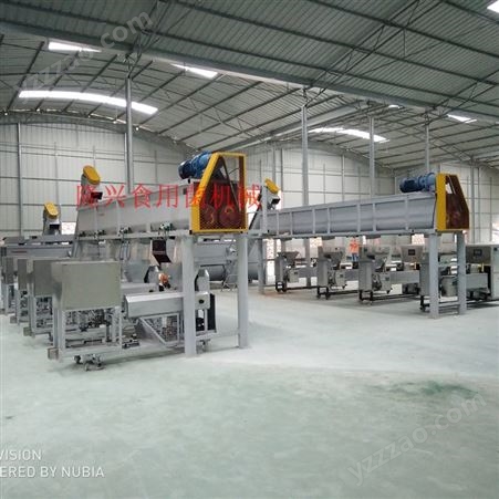 隆兴机械 大型香菇木耳生产基地装袋分料流水生产线设备