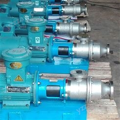现货供应 不锈钢磁力齿轮泵 短程蒸馏循环泵 真空分子蒸馏出料齿轮泵