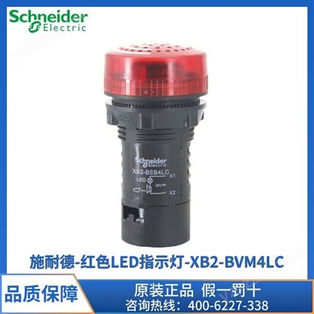 施耐德 红色LED指示灯XB2-BVM4LC 通用型指示灯 颜色多样
