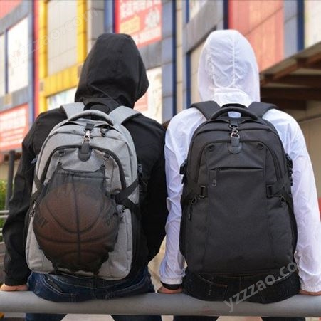 深圳厂家定做外贸牛津布双肩电脑包时尚潮流背包篮球包定制LOGO