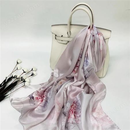 真丝丝巾的价位真丝丝巾品牌介绍千款花型越缇美