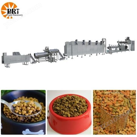 济南比睿特机械 工厂销售大型狗粮猫粮生产线 狗粮颗粒膨化机 猫粮生产设备