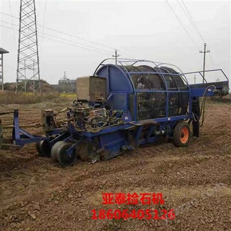 农田捡石机 自动装车农田撒粪车 筛石头机器  WT