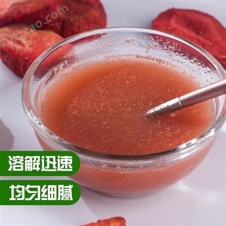 质善天然食品级草莓粉 烘焙代餐水果蔬粉散装冻干草莓粉