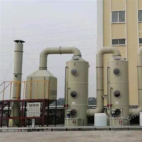 压铸机油雾水处理设备 水蒸气收集过滤洗涤塔 废气pp喷淋塔