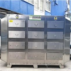 不锈钢活性炭吸附箱 废气二级处理环保设备 抽屉式蜂窝碳过滤除臭箱