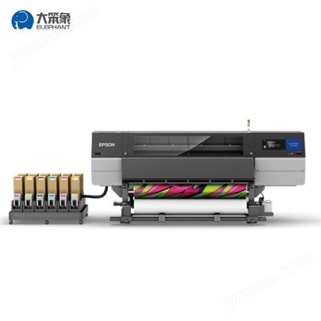 爱普生F10080H工业级荧光机服装数码印花大幅面高速热升华打印机