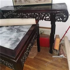 伊春红木桌子回收价格美丽 颖臣  收购红木家具回收