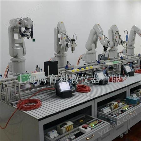 工业机器人机床上下料自动化工作站 机器人自动化生产线教学设备 TY腾育自动化实训设备