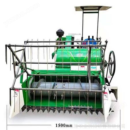 山地丘陵稻麦收割机 自动装袋小麦收割机 水稻脱粒收割机