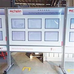 工厂看板支架 展示看板 可移动白板架 优惠 非标定制