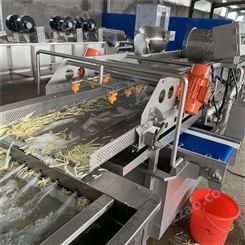 山东潍坊净菜加工设备商 蘑菇清洗加工生产线 可定制
