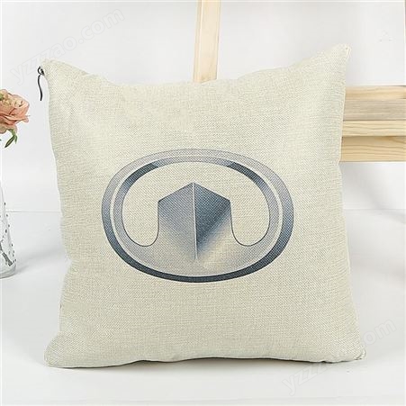 抱枕毯汽车靠枕供应 可拆棉麻车标靠垫被 车载护腰靠枕个性可定制logo