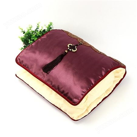 中国风抱枕被子两用 中式实木沙发靠垫红木家居装饰沙发垫