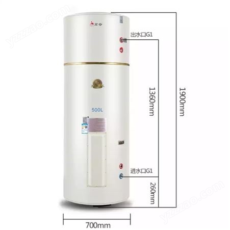容积式电热水器  型号 EDY-500-10 容积 500L 功率 10KW  宏谷牌
