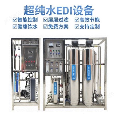 大小型纯水处理设备反渗透设备商用水处理净水设备超纯水反渗透设备