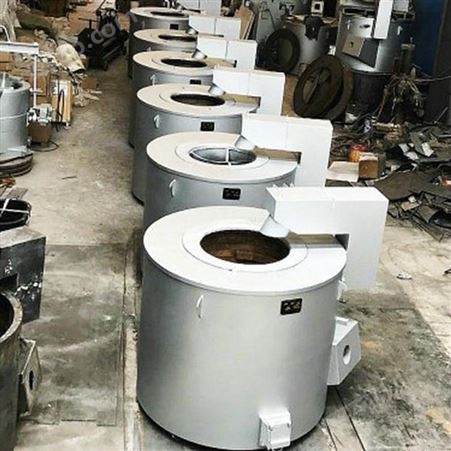 山东泰安同创350kg熔铝炉生产厂家 蓄热式燃气300kg熔铝坩埚炉