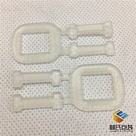 透明塑料打包扣与乳白色塑料打包扣拉力区别