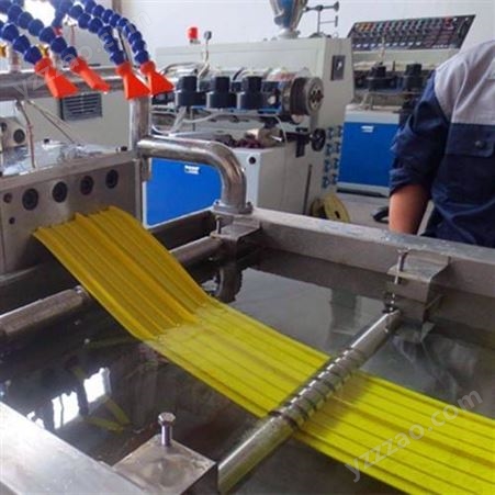防渗漏止水带生产线SZJ65型PVC型材设备明森塑机