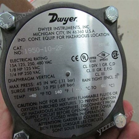 部分型号有库存Dwyer流量传感器 Dwyer流量计 Dwyer开关