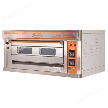 恒联QL-2A燃气烘炉 大型烤箱 商用面包烤炉 一层二盘蛋糕燃气烤箱
