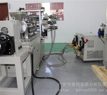单螺杆橡胶挤出三辊压延实验线FDSI-35/23 广州普同