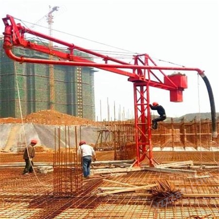 天津晋工18米手动布料机混凝土布料机厂家定制