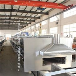 全自动饼干生产线 韧性酥性饼干设备 燃气饼干设备 上海合强HQ-BG400型饼干燃气隧道炉