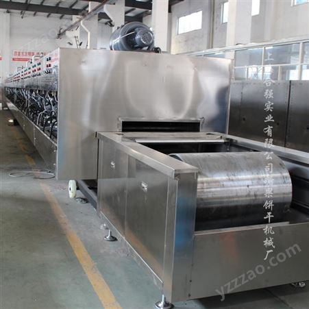 燃气全自动饼干生产线 韧性饼干机 燃气饼干成套设备 上海合强HQ-BG400型制造商