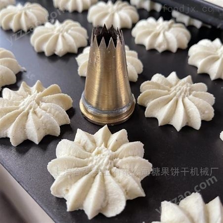 上海合强供应曲奇饼干生产机械 多款花色曲奇机器 机械版曲奇饼机价格